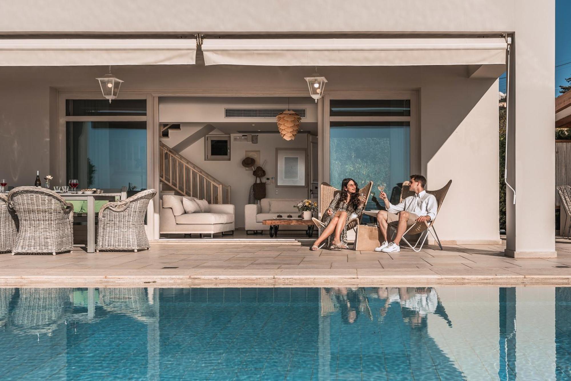 Sk Place Luxury Seafront Villas Chania Алмирида Экстерьер фото