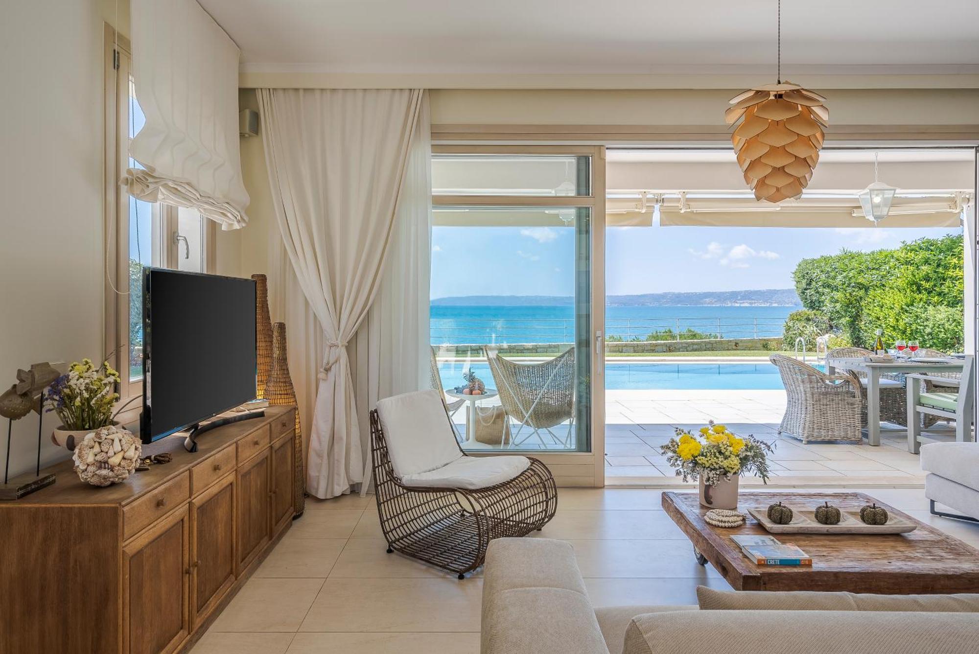 Sk Place Luxury Seafront Villas Chania Алмирида Экстерьер фото